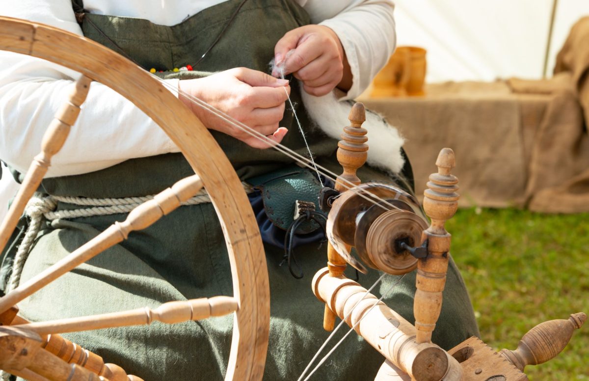 spinning wool