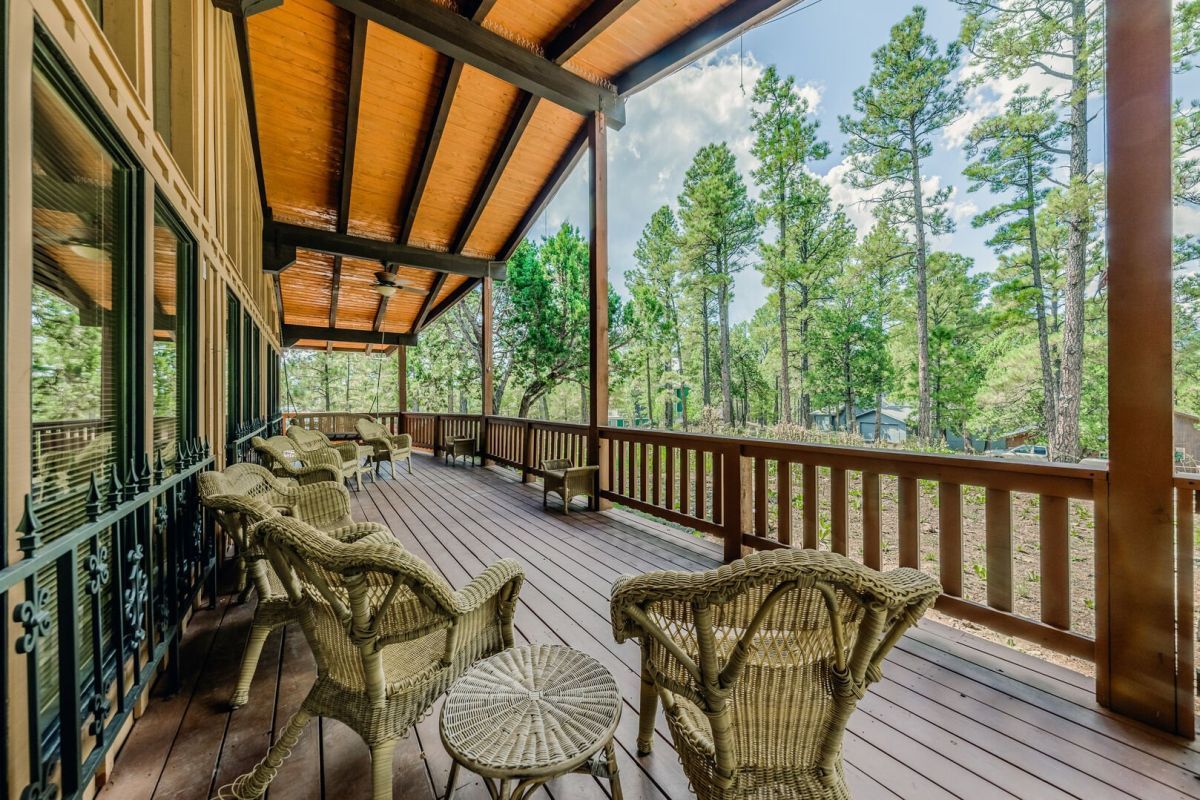 deck of vacation rental